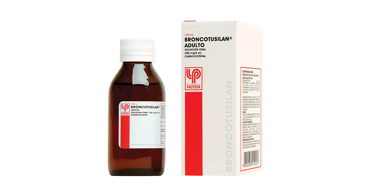 Broncotusilan Adulto 250 mg Solución Oral 120 ml