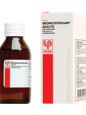 Broncotusilan Adulto Carbociteína 250 mg Solución oral 120 ml.
