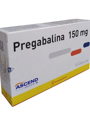 Pregabalina (B) 150 mg 30 Cápsulas.