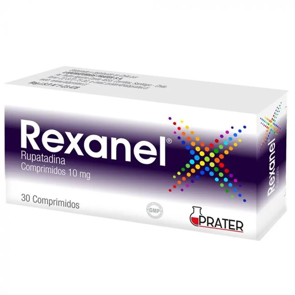 Rexanel  Rupatadina 10 mg 30 Comprimidos. 1