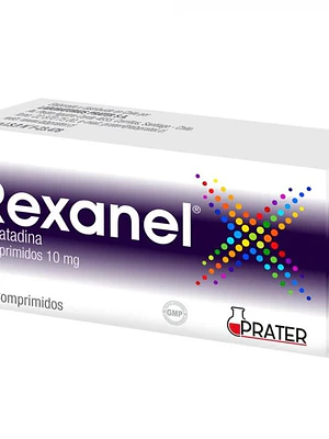 Rexanel  Rupatadina 10 mg 30 Comprimidos.