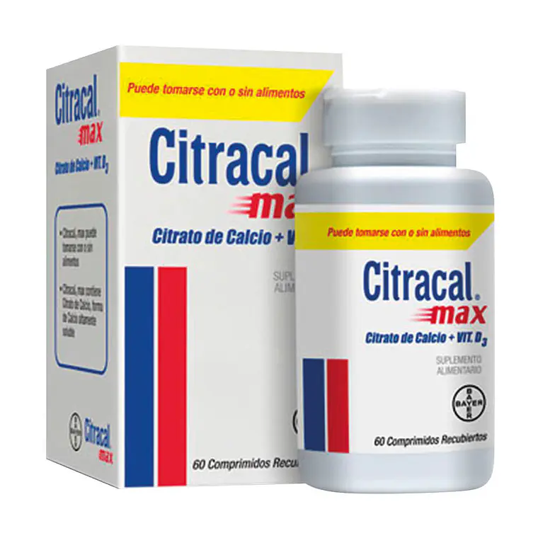 Citracal Max 60 Comprimidos recubiertos. 1