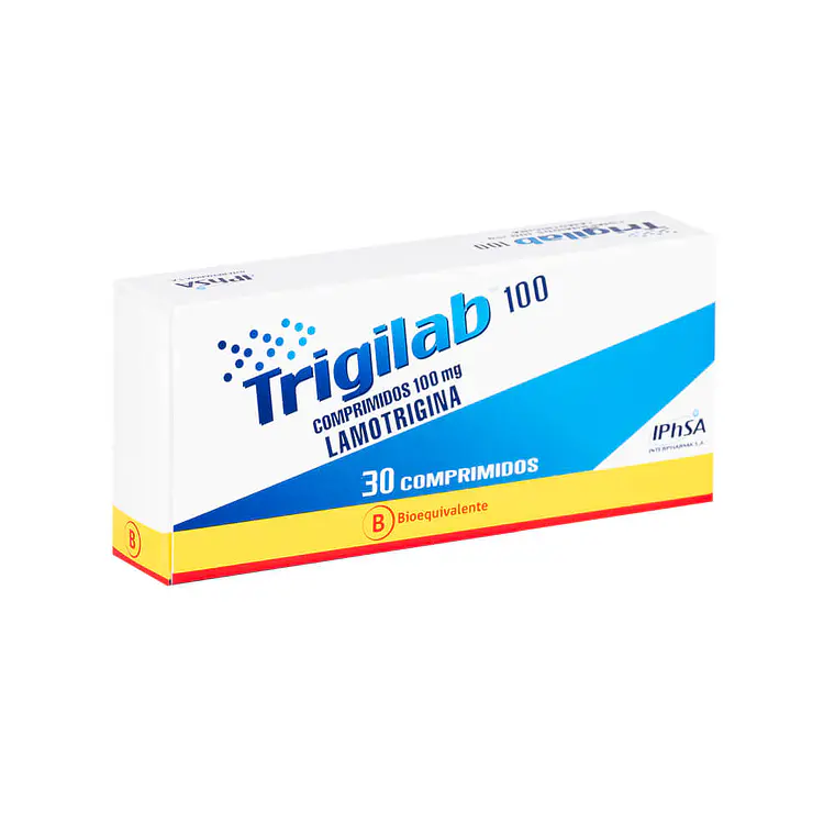 Trigilab (B) Lamotrigina 100 mg 30 Comprimidos. 1