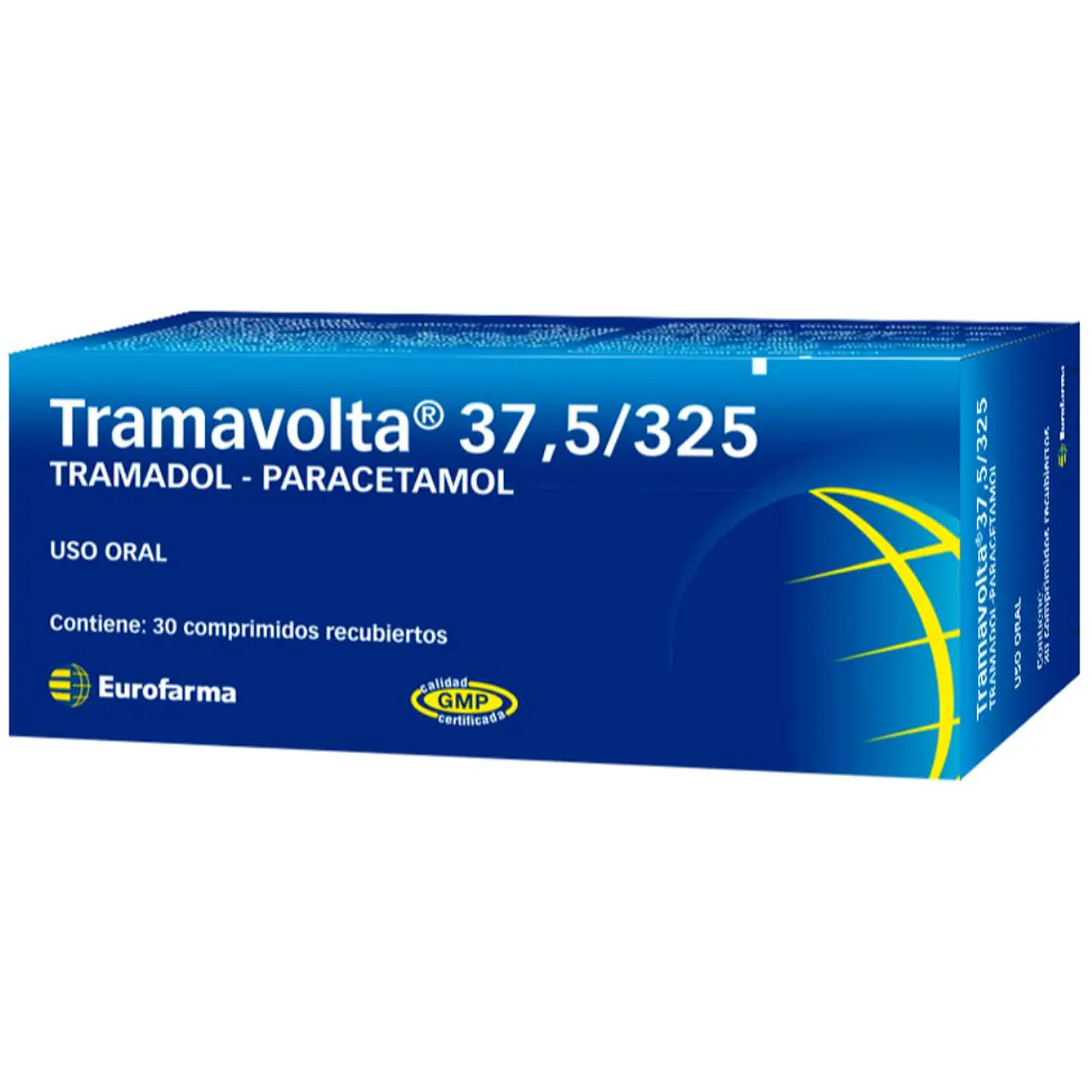 Tramavolta Tramadol, Paracetamol 37,5 / 325 mg 30 Comprimidos. 1