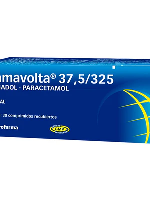 Tramavolta Tramadol, Paracetamol 37,5 / 325 mg 30 Comprimidos.