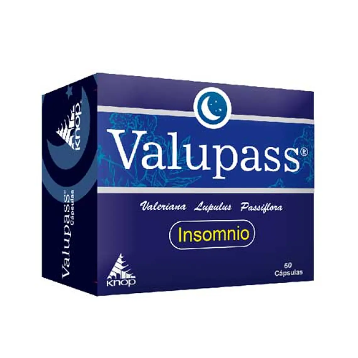 Valupass Insomnio 60 Cápsulas. 1