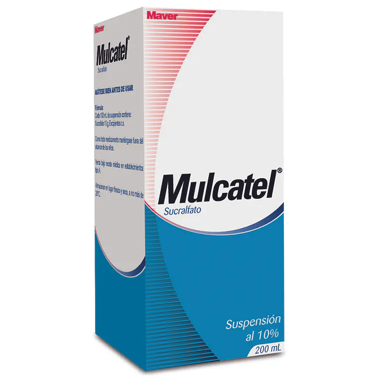 Mulcatel Sucralfato Suspensión al 10 %  200 ml. 1