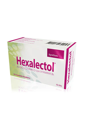 Hexalectol Ácido Glutámico, Vitamina B6 50 Comprimidos recubiertos.