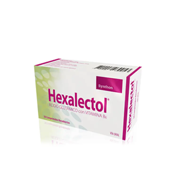 Hexalectol Ácido Glutámico, Vitamina B6 50 Comprimidos recubiertos. 1