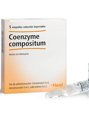Coenzyme Compositum 5 Ampollas Inyectables. Heel