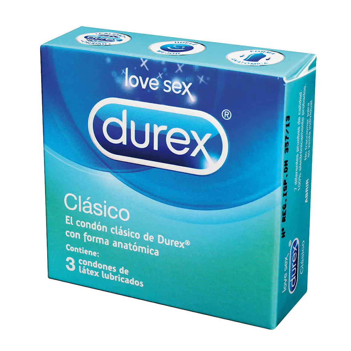 Durex Clásico preservativos 3 unidades. 1