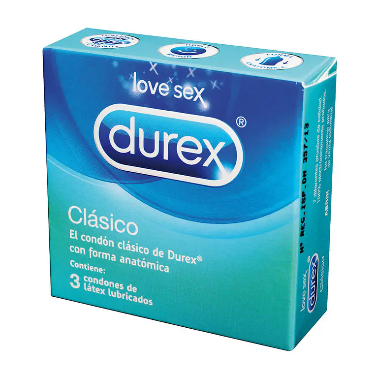 Durex Clásico preservativos 3 unidades. 1