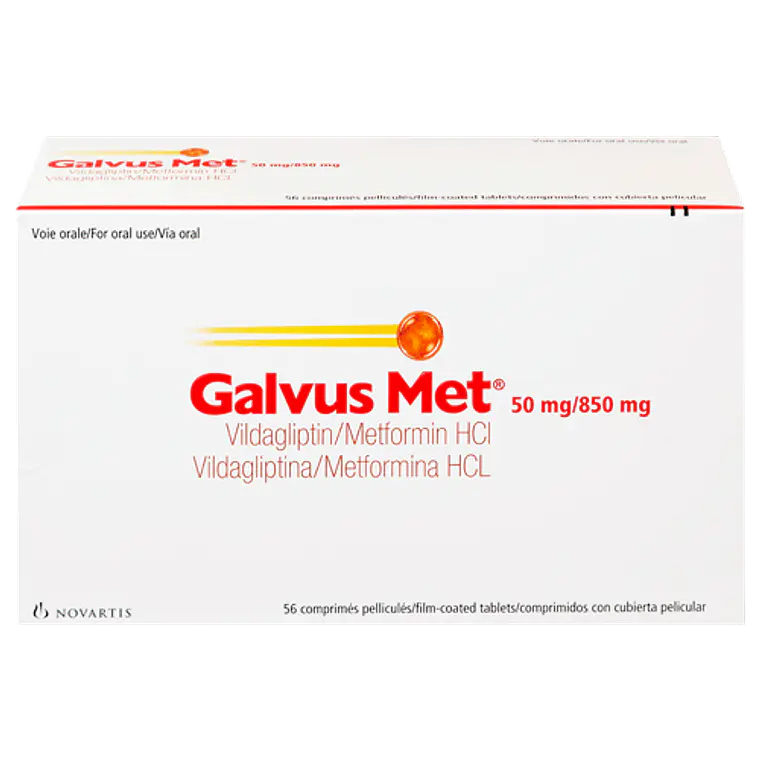 Galvus Met 50 mg / 850 mg 56 Comprimidos . 1