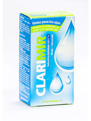 Clarimir Nafazolina 0,012% Solución oftálmica 15 ml.