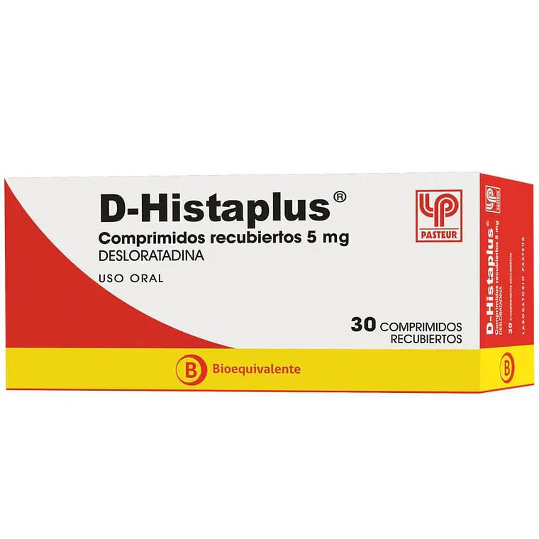 D-Histaplus (B) Desloratadina 5 mg 30 Comprimidos. 1