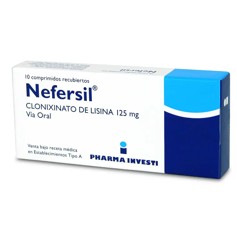 Nefersil 125 mg 10 Comprimidos recubiertos. 1
