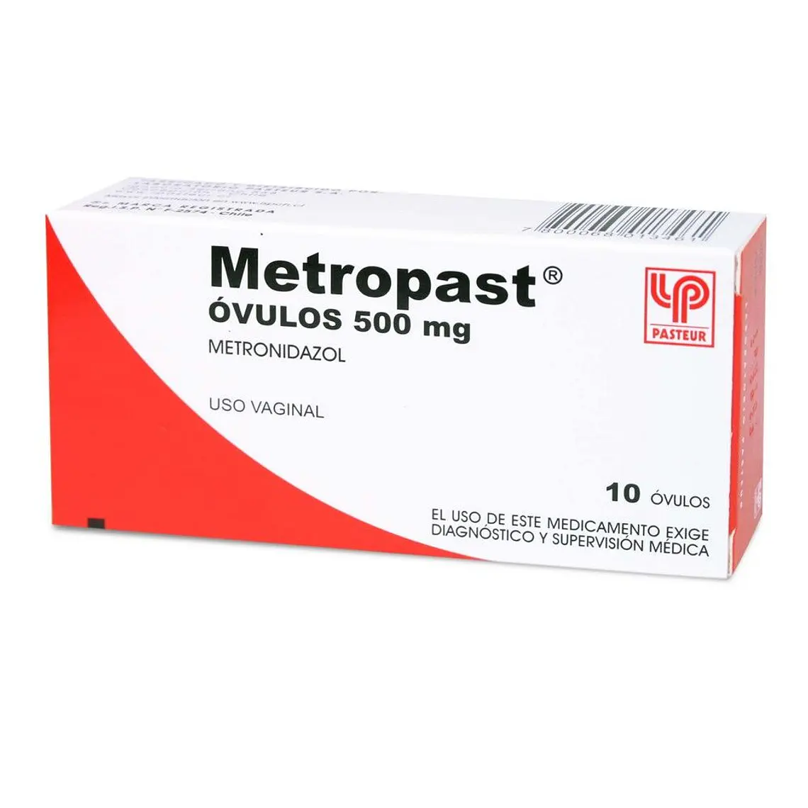 Metropast Metronidazol 500 mg  10 Óvulos. 1
