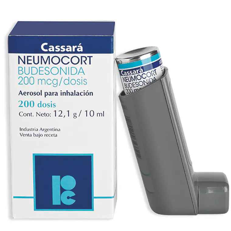 Neumocort Budesonida 200 mcg Inhalador 200 Dosis. 1