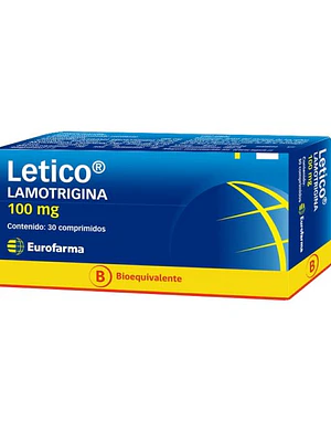Letico (B) Lamotirgina 100 mg 30 Comprimidos.