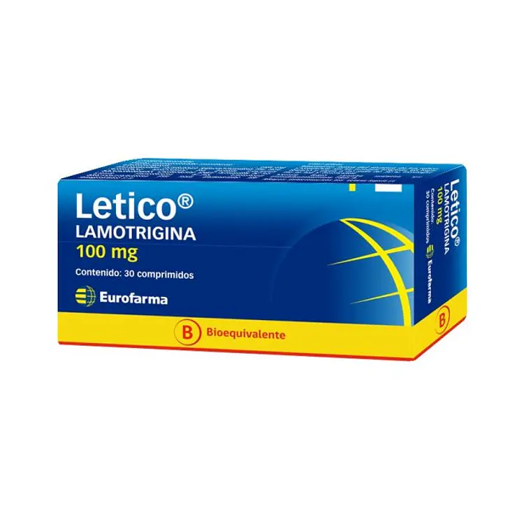 Letico (B) Lamotirgina 100 mg 30 Comprimidos. 1