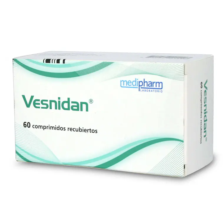Vesnidan Diosmina, Hesperidina 450/50 mg 60 Comprimidos recubiertos. 1