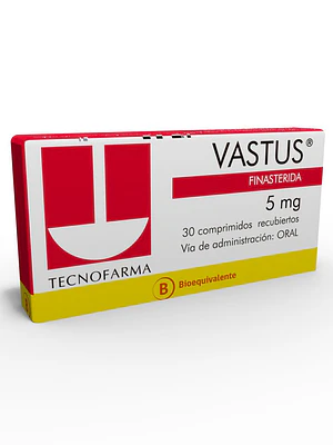 Vastus (B) Finasterida 5 mg 30 Comprimidos recubiertos.