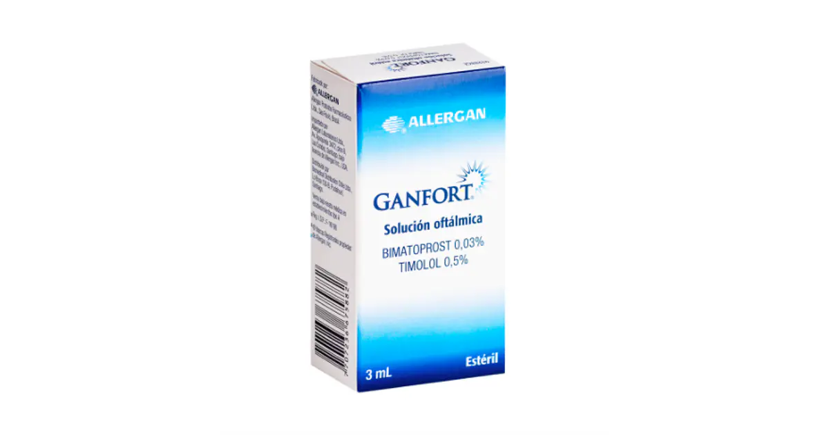 Ganfort Bimatoprost / Timolol Solución Oftálmica 3 ml