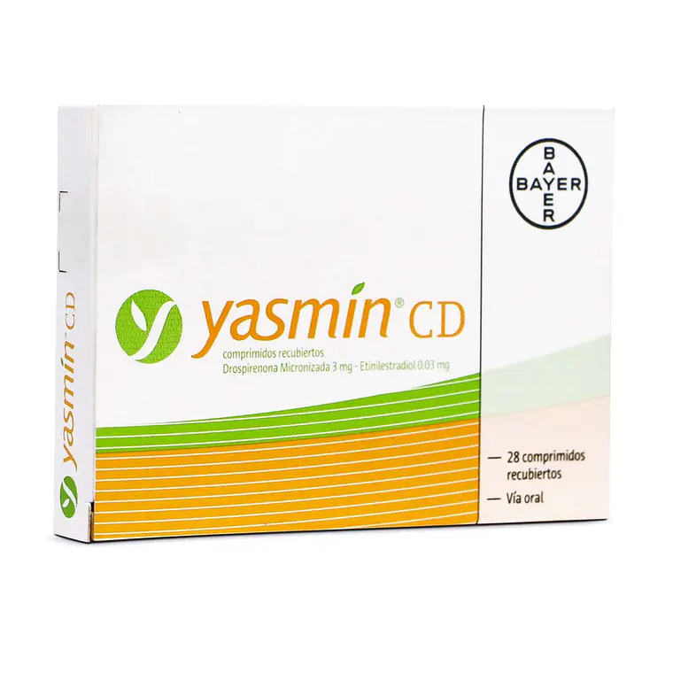 Yasmín CD Drosperinona, Etinilestradiol 28 Comprimidos. 1