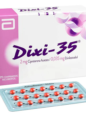 Dixi-35 Ciproterona, Etinilestradiol 21 Comprimidos.