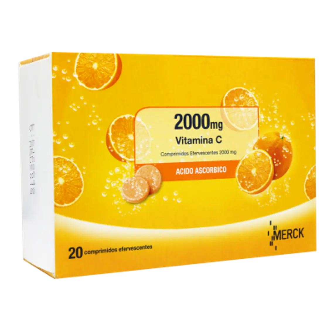 Cebión Vitamina C 2000 mg 20 Comprimidos efervescentes. 1