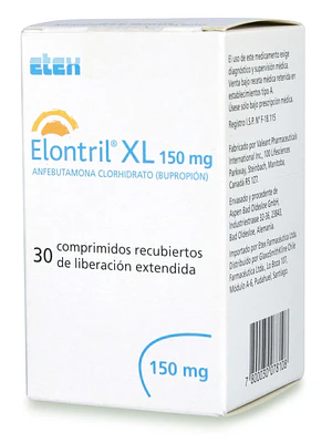 Elontril XL Anfebutamona 150 mg 30 Comprimidos.