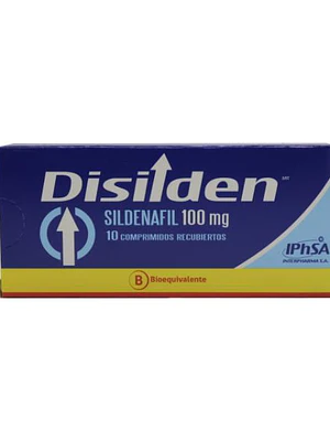 Disilden (B) Sildenafil 100 mg 10 Comprimidos recubiertos.
