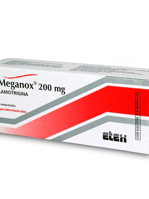 Meganox Lamotrigina 200 mg 30 Comprimidos.