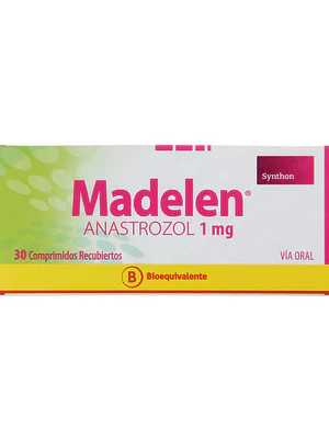 Madelen (B) Anastrozol  30 Comprimimdos recubiertos..