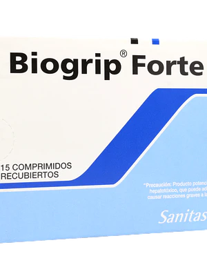 Biogrip Forte 15 Comprimidos recubiertos.