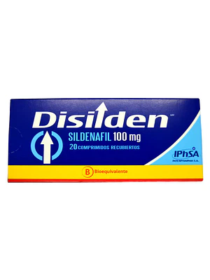 Disilden (B) Sildenafil 100 mg 20 Comprimidos recubiertos.