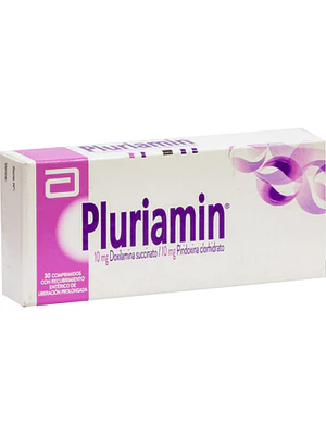 Pluriamin Doxolamina, Piridoxina 30 Comprimidos.