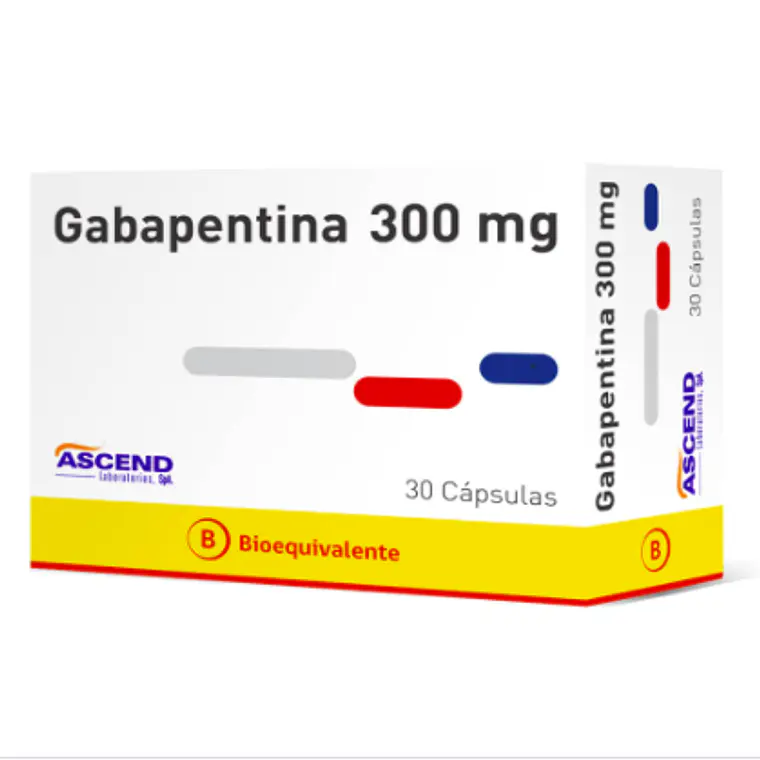 Gabapentina (B) 300 mg 30 Cápsulas. 1