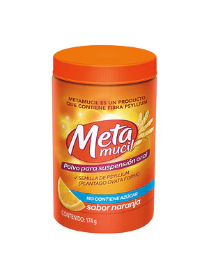 Metamucil Naranja Polvo para suspensión oral 174 g.