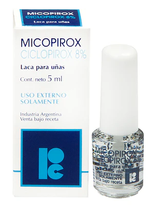 Micopirox Ciclopirox 8 % Laca 5 ml.