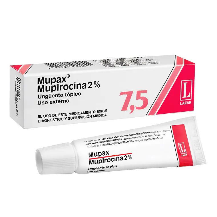 Mupax Mupirocina 2 % Ungüento tópico 7,5 g. 1