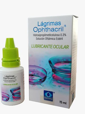Ophthacril Hidroxipropilmeticelulosa Solución oftálmica 15 ml.