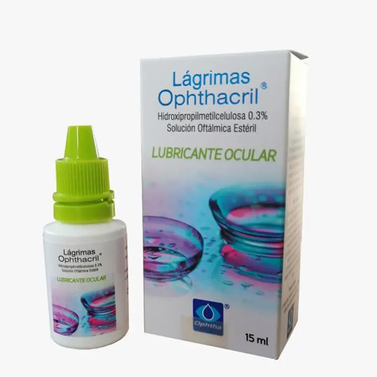 Ophthacril Hidroxipropilmeticelulosa Solución oftálmica 15 ml. 1