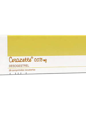 Cerazette Desogestrel 0,075 mg 28 Comprimidos.