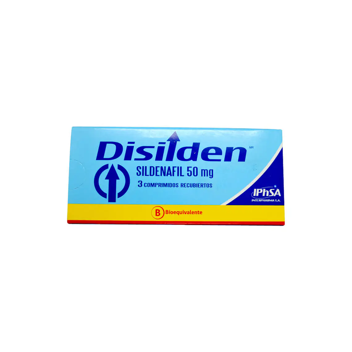 Disilden (B) Sildenafil 50 mg 3 Comprimidos recubiertos. 1
