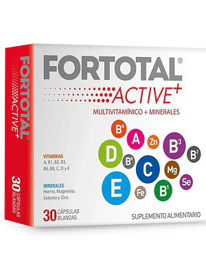Fortotal Active+ 30 Cápsulas blandas.