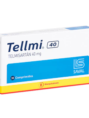 Tellmi (B) Telmisartán 40 mg 30 Comprimidos.