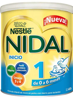 Nidal Inicio 1  Fórmula infantil en polvo 400 g.