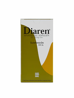 Diaren Nifuroxazida, Atapulgita Suspensión 100 ml.