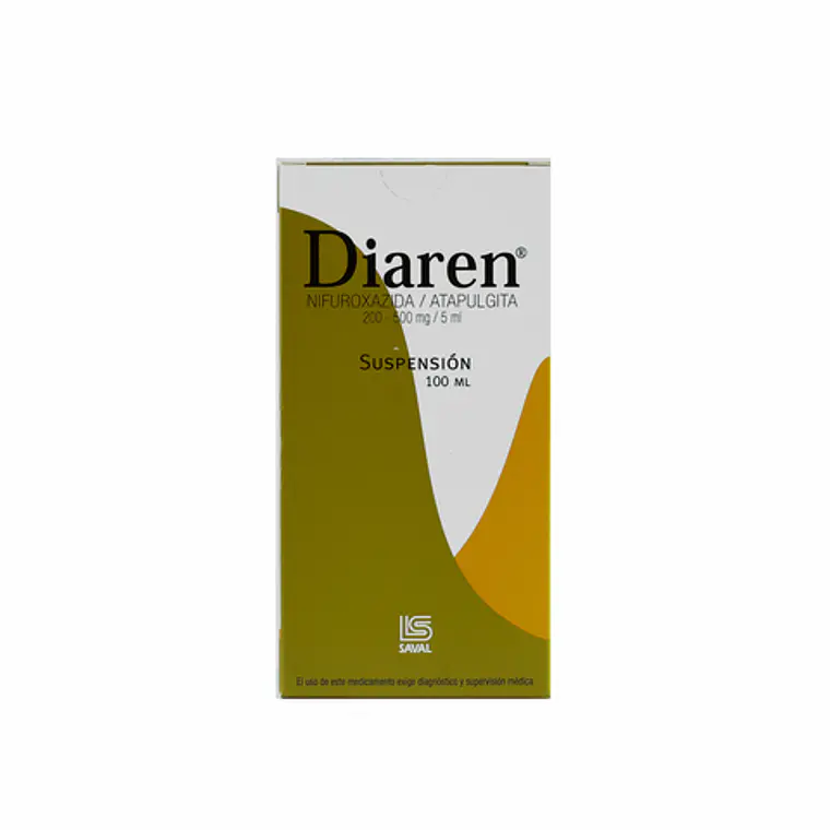 Diaren Nifuroxazida, Atapulgita Suspensión 100 ml. 1